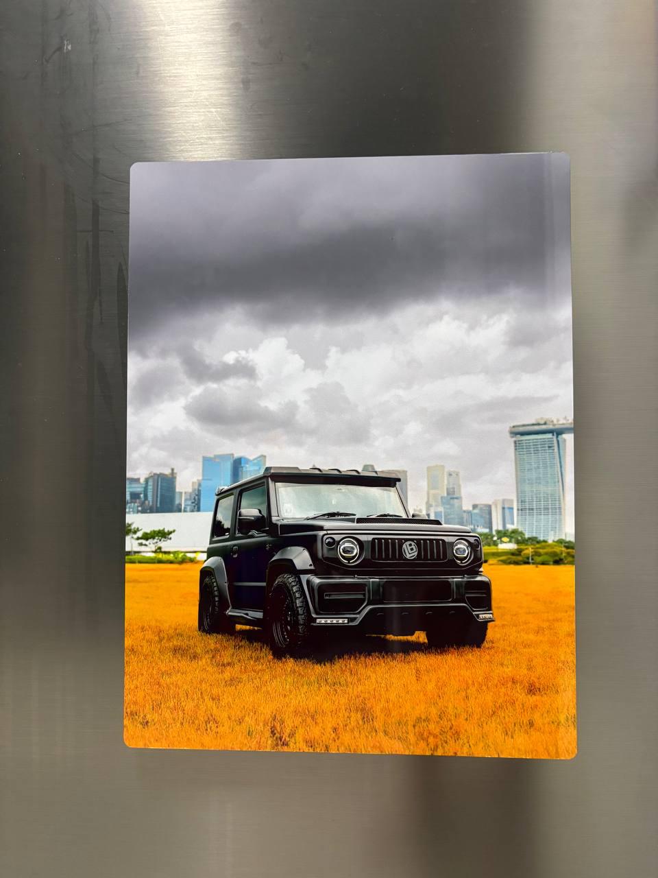 Personalised Metal Plate Poster (Portrait)