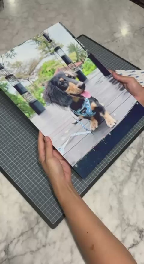 Personalised Metal Plate Poster (Portrait)